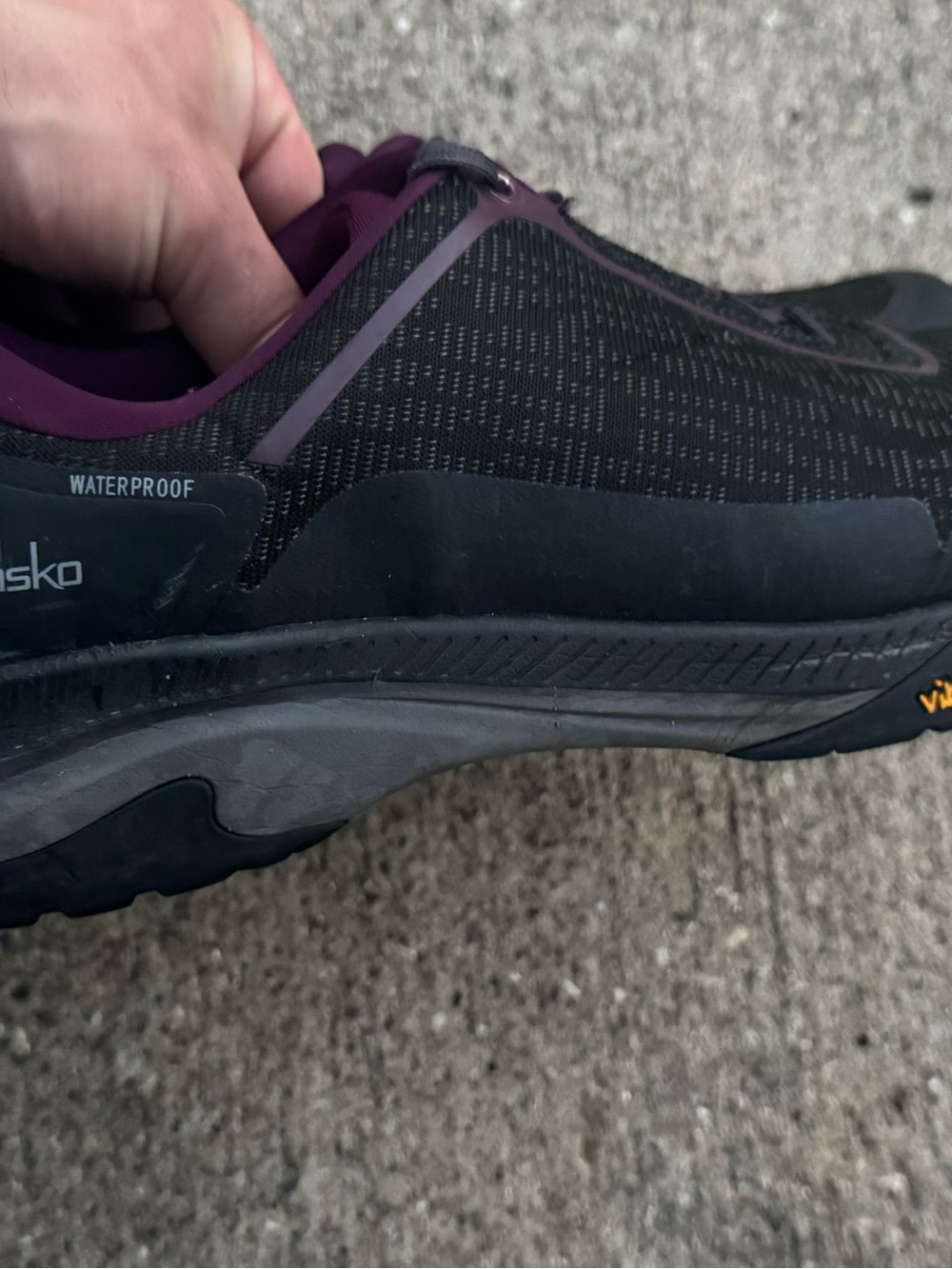 Dansko Waterproof women’s Black & Plum Trail Shoe